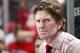 VANCOUVER, BC - OCTOBER 30: Head coach Mike Babcock of the Detroit Red Wings looks on from the bench during their NHL game against the Vancouver Canucks at Rogers Arena on October 30, 2013 in Vancouver, British Columbia, Canada. Detroit won 2-1. (Photo