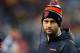 CHICAGO, IL - NOVEMBER 17: Jay Cutler #6 of the Chicago Bears talks to a teammate on the sidelines against the Baltimore Ravens at Soldier Field on November 17, 2013 in Chicago, Illinois. The Bears defeated the Ravens 23-20 in overtime. (Photo by Jonath