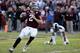 COLLEGE STATION, TX - NOVEMBER 09: Johnny Manziel #2 of the Texas A&M Aggies drops back to pass in the first half during the game against the Mississippi State Bulldogs at Kyle Field on November 9, 2013 in College Station, Texas. (Photo by Scott Hallera