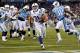NASHVILLE, TN - NOVEMBER 14: Donald Brown #31 of the Indianapolis Colts scores a touchdown against the Tennessee Titans at LP Field on November 14, 2013 in Nashville, Tennessee. (Photo by Frederick Breedon/Getty Images)