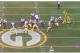 Matthews uses a hesitation move to get the offensive tackle off balance.