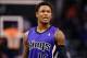 Nov 20, 2013; Phoenix, AZ, USA; Sacramento Kings guard Ben McLemore (16) in action against the Phoenix Suns in the first half at US Airways Center. The Kings defeated the Suns 113-106. Mandatory Credit: Jennifer Stewart-USA TODAY Sports