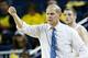 Nov 4, 2013; Ann Arbor, MI, USA; Michigan Wolverines head coach John Beilein in the second half against Wayne State Warriors at Crisler Center. Mandatory Credit: Rick Osentoski-USA TODAY Sports