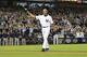 Sep 26, 2013; Bronx, NY, USA; New York Yankees pitcher Mariano Rivera tips his cap to the crowd in the 9th inning against the Tampa Bay Rays at Yankee Stadium. Mandatory Credit: William Perlman/THE STAR-LEDGER via USA TODAY Sports