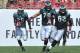 TAMPA, FL - OCTOBER 13: Running back LeSean McCoy #25 of the Philadelphia Eagles rushes upfield behind the block of center Jason Keice #62 against the Tampa Bay Buccaneers October 13, 2013 at Raymond James Stadium in Tampa, Florida. (Photo by Al Messersch