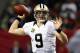 ATLANTA, GA - NOVEMBER 21: Quarterback Drew Brees #9 of the New Orleans Saints passes against the Atlanta Falcons during a game at the Georgia Dome on November 21, 2013 in Atlanta, Georgia. (Photo by Kevin C. Cox/Getty Images)