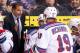GLENDALE, AZ - DECEMBER 17: Head coach John Tortorella of the New York Rangers talks with Brad Richards #19 during the NHL game against the Phoenix Coyotes at Jobing.com Arena on December 17, 2011 in Glendale, Arizona. The Rangers defeated the Coyotes 3-