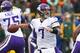Christian Ponder completed 21-of-30 passes fro 233 yards and a touchdown against the Packers.