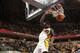 Lance Stephenson dunks on November 25 during Indiana's 98-84 victory over the Minnesota Timberwolves.