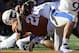 Nov 2, 2013; Austin, TX, USA; Texas Longhorns running back Malcolm Brown (28) scores a touchdown against the Kansas Jayhawks during the third quarter at Darrell K Royal-Texas Memorial Stadium. Texas beat Kansas 35-13. Mandatory Credit: Brendan Maloney-USA