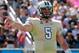 ORLANDO, FL - OCTOBER 26: Blake Bortles #5 of the UCF Knights calls signals during the game against the Connecticut Huskies at Bright House Networks Stadium on October 26, 2013 in Orlando, Florida. (Photo by Sam Greenwood/Getty Images)