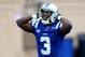 DURHAM, NC - SEPTEMBER 21: Jamison Crowder #3 of the Duke Blue Devils during their game at Wallace Wade Stadium on September 21, 2013 in Durham, North Carolina. (Photo by Streeter Lecka/Getty Images)