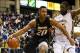 Jan 05, 2013; Philadelphia, PA, USA; Towson Tigers forward Jerrelle Benimon (20) is defended by Drexel Dragons forward Dartaye Ruffin (35) during the first half at the Daskalakis Athletic Center. Mandatory Credit: Howard Smith-USA TODAY Sports