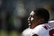 Oct 27, 2013; Philadelphia, PA, USA; New York Giants cornerback Corey Webster (23) during warmups before the game against the Philadelphia Eagles at Lincoln Financial Field. Mandatory Credit: Chris Faytok/The Star-Ledger via USA Today Sports