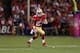 SAN FRANCISCO, CA - OCTOBER 06: Running back LaMichael James #23 of the San Francisco 49ers carries the ball against the Houston Texans at Candlestick Park on October 6, 2013 in San Francisco, California. (Photo by Jeff Gross/Getty Images)
