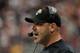 HOUSTON, TX - NOVEMBER 24: Head coach Gus Bradley of the Jacksonville Jaguars watches the action in the second half of the game against the Houston Texans at Reliant Stadium on November 24, 2013 in Houston, Texas. (Photo by Scott Halleran/Getty Images)