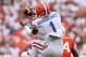 MIAMI GARDENS, FL - SEPTEMBER 07: Vernon Hargreaves #1 of the Florida Gators makes an interception during a game against the Miami Hurricanes at Sun Life Stadium on September 7, 2013 in Miami Gardens, Florida. (Photo by Mike Ehrmann/Getty Images)