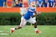 GAINESVILLE, FL - NOVEMBER 23: Running back Kelvin Taylor #21 of the Florida Gators runs downfield during their game against the Georgia Southern Eagles on November 23, 2013 at Ben Hill Griffin Stadium in Gainesville, Florida. Georgia Southern defeated F