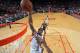 HOUSTON, TX - NOVEMBER 27: Terrence Jones #6 of the Houston Rockets dunks the ball against the Atlanta Hawks on November 27, 2013 at the Toyota Center in Houston, Texas. NOTE TO USER: User expressly acknowledges and agrees that, by downloading and or usi