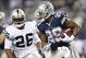Nov 28, 2013; Arlington, TX, USA; Dallas Cowboys running back DeMarco Murray (29) runs with the ball against the Oakland Raiders in the third quarter at AT&T Stadium. Mandatory Credit: Tim Heitman-USA TODAY Sports