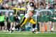 Oct 13, 2013; East Rutherford, NJ, USA; Pittsburgh Steelers tight end Heath Miller (83) runs after a catch against the New York Jets during the second half at MetLife Stadium. The Steelers won the game 19-6. Mandatory Credit: Joe Camporeale-USA TODAY Spor