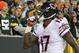 GREEN BAY, WI - NOVEMBER 04: Alshon Jeffery #17 of the Chicago Bears celebrates after making a touchdown catch during the second half of play against the Green Bay Packers at Lambeau Field on November 04, 2013 in Green Bay, Wisconsin. (Photo by Mike McGin