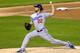 ST LOUIS, MO - OCTOBER 18: Clayton Kershaw #22 of the Los Angeles Dodgers pitches in the first inning against the St. Louis Cardinals in Game Six of the National League Championship Series at Busch Stadium on October 18, 2013 in St Louis, Missouri. (Pho