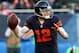 CHICAGO, IL - NOVEMBER 17: Josh McCown #12 of the Chicago Bears looks for a receiver against the Baltimore Ravens at Soldier Field on November 17, 2013 in Chicago, Illinois. The Bears defeated the Ravens 23-20 in overtime. (Photo by Jonathan Daniel/Gett