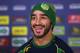 MANCHESTER, ENGLAND - NOVEMBER 29: Johnathan Thurston addresses the media during a press conference at Old Trafford on November 29, 2013 in Manchester, England. (Photo by Michael Steele/Getty Images)