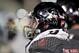 DEKALB, IL - NOVEMBER 26: Quarterback Jordan Lynch #6 of the Northern Illinois Huskies stands on the sidelines while the defense is on the field during the fourth quarter against the Western Michigan Broncos at Huskie Stadium on November 26, 2013 in DeKa