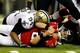 ATLANTA, GA - NOVEMBER 21: Defensive end Cameron Jordan #94 of the New Orleans Saints sacks quarterback Matt Ryan #2 of the Atlanta Falcons during a game at the Georgia Dome on November 21, 2013 in Atlanta, Georgia. (Photo by Kevin C. Cox/Getty Images)
