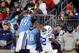 NASHVILLE, TN - NOVEMBER 14: Justin Hunter #15 of the Tennessee Titans jumps for a pass over Cassius Vaughn #32 of the Indianapolis Colts at LP Field on November 14, 2013 in Nashville, Tennessee. (Photo by Frederick Breedon/Getty Images)