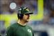 Nov 28, 2013; Detroit, MI, USA; Green Bay Packers quarterback Aaron Rodgers (12) on the sidelines during the first quarter of a NFL football game against the Detroit Lions on Thanksgiving at Ford Field. Mandatory Credit: Andrew Weber-USA TODAY Sports