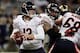 Nov 24, 2013; St. Louis, MO, USA; Chicago Bears quarterback Josh McCown (12) looks to pass the ball against the St. Louis Rams at the Edward Jones Dome. Mandatory Credit: Scott Kane-USA TODAY Sports
