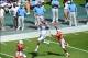Eric Ebron goes up to get it against Miami.