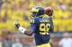 ANN ARBOR, MI - OCTOBER 05: Devin Gardner #98 of the Michigan Wolverines drops back to pass during the first quarter of the game against the Minnesota Golden Gophers at Michigan Stadium on October 5, 2013 in Ann Arbor, Michigan. (Photo by Leon Halip/Gett