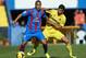 VALENCIA, SPAIN - NOVEMBER 24: Nabil El Zhar (L) of Levante competes for the ball with Mateo Musacchio of Villarreal during the La Liga match between Levante UD and Villarreal CF at Ciutat de Valencia on November 24, 2013 in Valencia, Spain. (Photo by M