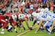 Nov 24, 2013; Phoenix, AZ, USA; The Indianapolis Colts offense lines up against the Arizona Cardinals defense during the first half at University of Phoenix Stadium. Mandatory Credit: Matt Kartozian-USA TODAY Sports
