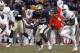 PITTSBURGH, PA - NOVEMBER 29: Tyler Boyd #23 of the Pittsburgh Panthers runs after the catch against the Miami Hurricanes during the game on November 29, 2013 at Heinz Field in Pittsburgh, Pennsylvania. (Photo by Justin K. Aller/Getty Images)