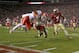 TALLAHASSEE, FL - NOVEMBER 24: Trey Burton #8 of the Florida Gators is forced out of bounds by Terrence Brooks #31 of the Florida State Seminoles during a game at Doak Campbell Stadium on November 24, 2012 in Tallahassee, Florida. (Photo by Mike Ehrman