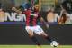 A rare moment on the pitch for Moscardelli