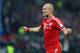LONDON, ENGLAND - MAY 25: Arjen Robben of Bayern Muenchen celebrates victory after the UEFA Champions League final match between Borussia Dortmund and FC Bayern Muenchen at Wembley Stadium on May 25, 2013 in London, United Kingdom. (Photo by Alex Livese