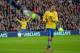 CARDIFF, WALES - NOVEMBER 30: Aaron Ramsey of Arsenal doesn't celebrate scoring their first goal in respect for Cardiff his old team during the Barclays Premier League match between Cardiff City and Arsenal at Cardiff City Stadium on November 30, 2013 in