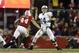 MADISON, WI - NOVEMBER 30: Christian Hackenberg #14 of the Penn State Nittany Lions drops back and passes the football during the second half of play against the Wisconsin Badgers at Camp Randall Stadium on November 30, 2013 in Madison, Wisconsin. (Photo