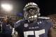 Nov 30, 2013; Auburn, AL, USA; Auburn Tigers defensive end Carl Lawson (55) reacts after defeating the Alabama Crimson Tide during the fourth quarter at Jordan Hare Stadium. Auburn Tigers won 34-28. Mandatory Credit: John Reed-USA TODAY Sports