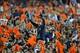 Nov 30, 2013; Auburn, AL, USA; Auburn Tigers fans storm the field in celebration following their victory over the Alabama Crimson Tide 34-28 after a 100 yard return of a missed field goal by cornerback Chris Davis (11) with no time left in the game at J
