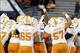 Nov 30, 2013; Lexington, KY, USA; Tennessee Volunteers players huddle before the game against the Kentucky Wildcats at Commonwealth Stadium. Mandatory Credit: Mark Zerof-USA TODAY Sports