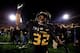 COLUMBIA, MO - NOVEMBER 30: Running back Russell Hansbrough #32 of the Missouri Tigers celebrates after the Tigers defeated the Texas A&M Aggies 28-21 to win the game on November 30, 2013 in Columbia, Missouri. (Photo by Jamie Squire/Getty Images)