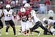 Sep 21, 2013; Stanford, CA, USA; Stanford Cardinal running back Tyler Gaffney (25) rushes for a first down during the third quarter against the Arizona State Sun Devils at Stanford Stadium. Stanford won 42-28. Mandatory Credit: Bob Stanton-USA TODAY Sport