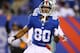 EAST RUTHERFORD, NJ - NOVEMBER 24: Victor Cruz #80 of the New York Giants celebrates a catch against the Dallas Cowboys during their game at MetLife Stadium on November 24, 2013 in East Rutherford, New Jersey. (Photo by Al Bello/Getty Images)